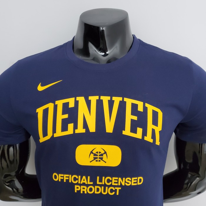 Denver Nuggets Casual T-shirt Blue