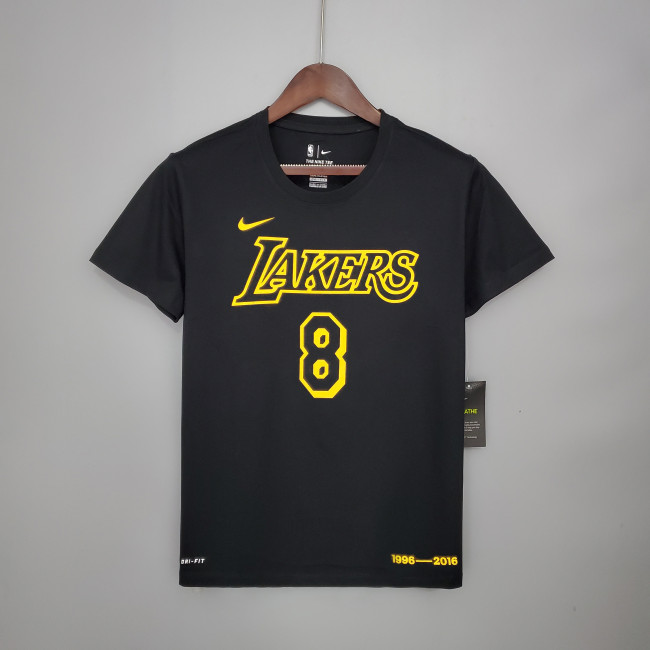 Kobe Bryant Los Angeles Lakers Casual T-shirt Black