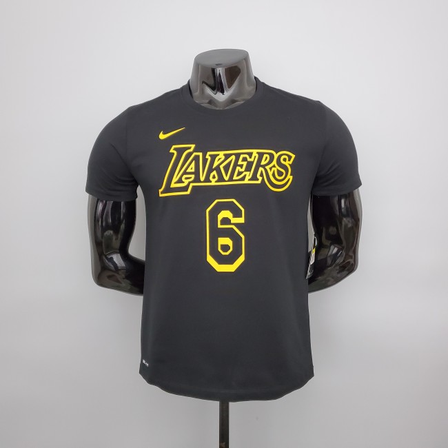 LeBron James Los Angeles Lakers Casual T-shirt Black