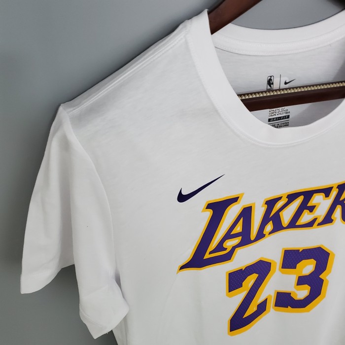 LeBron James Los Angeles Lakers Casual T-shirt White