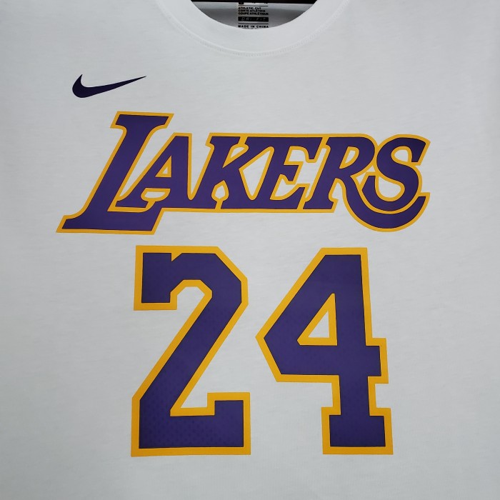 Kobe Bryant Los Angeles Lakers Casual T-shirt White