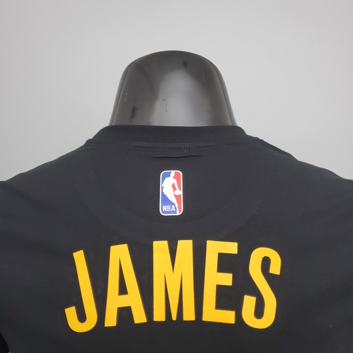 LeBron James Los Angeles Lakers Casual T-shirt Black