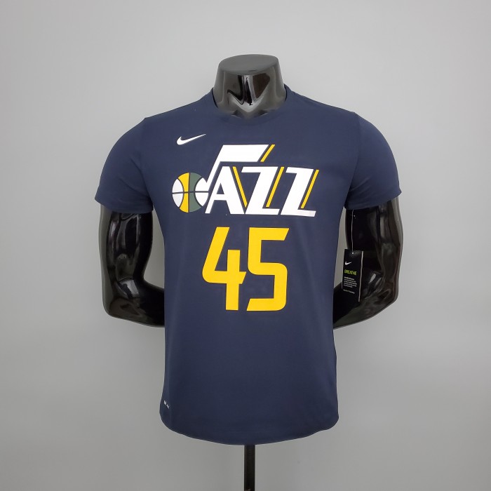 Donovan Mitchell Utah Jazz Casual T-shirt Blue