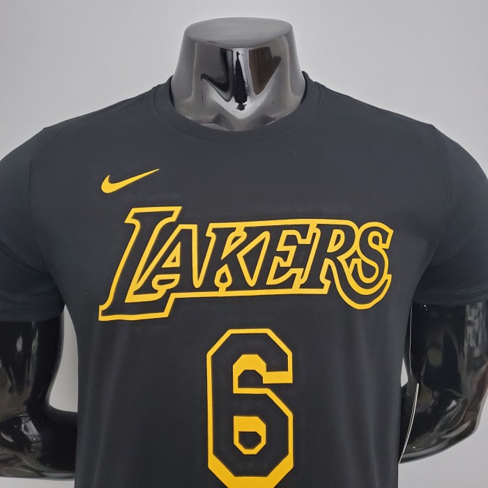 LeBron James Los Angeles Lakers Casual T-shirt Black