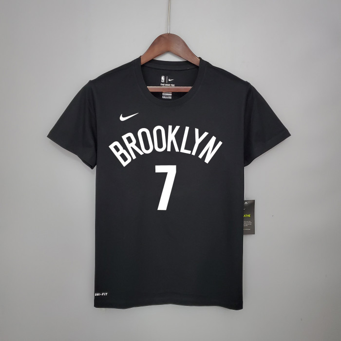 Kevin Durant Brooklyn Nets Casual T-shirt Black