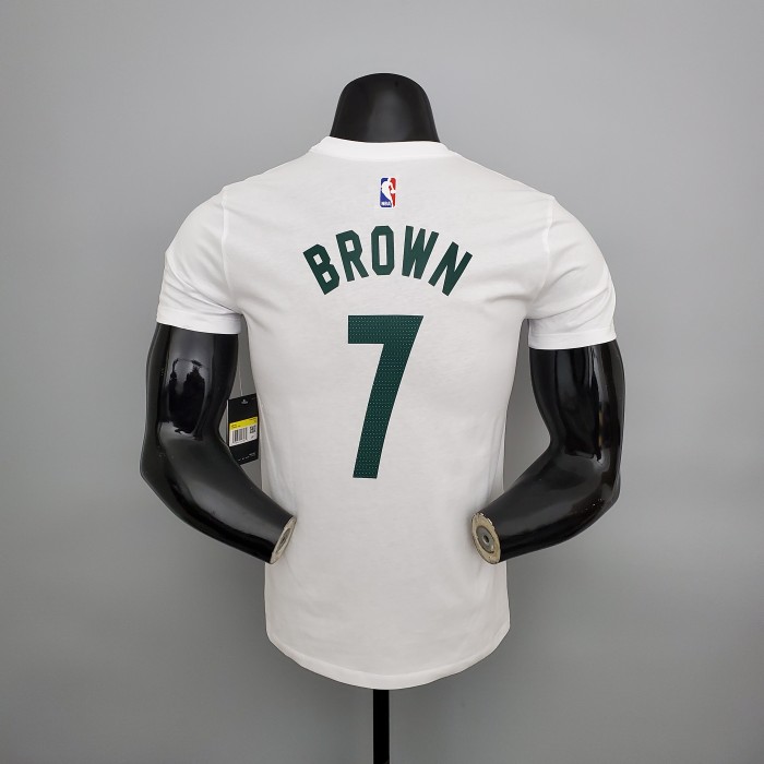 Jaylen Brown Boston Celtics Casual T-shirt White