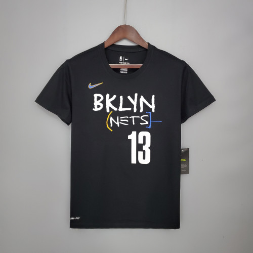 James Harden Brooklyn Nets Casual T-shirt City Edition