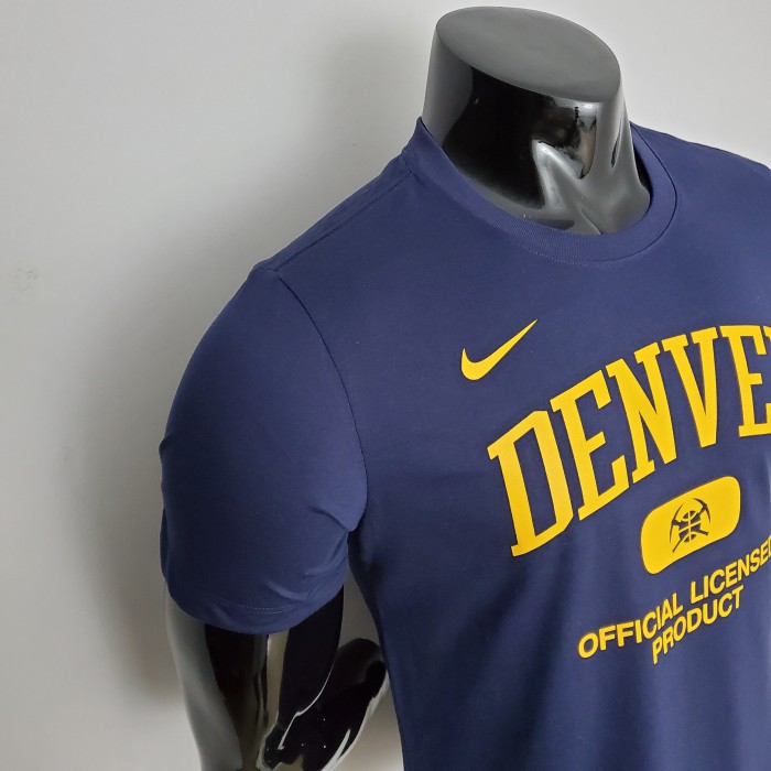 Denver Nuggets Casual T-shirt Blue