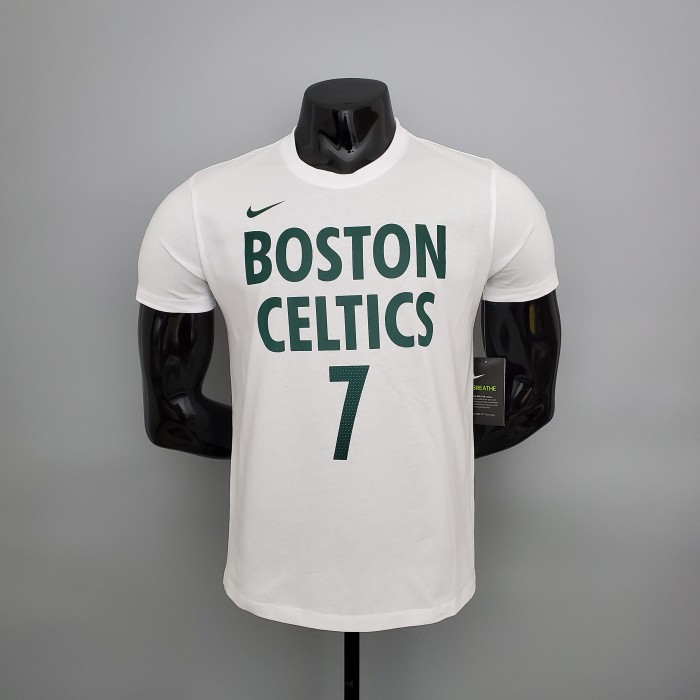 Jaylen Brown Boston Celtics Casual T-shirt White