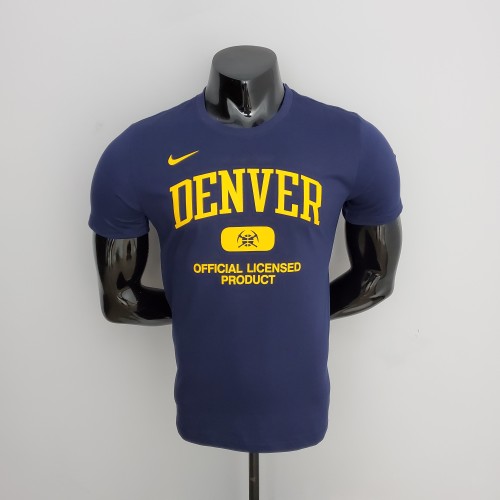 Denver Nuggets Casual T-shirt Blue