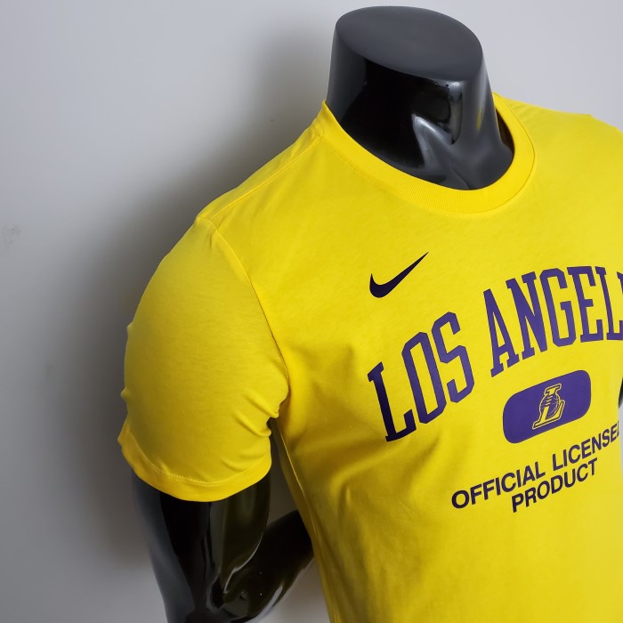 Los Angeles Lakers Casual T-shirt Yellow