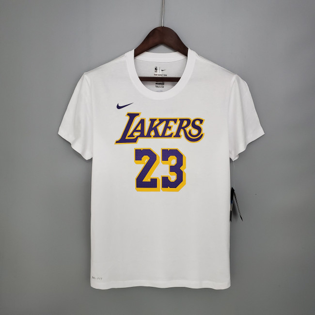 LeBron James Los Angeles Lakers Casual T-shirt White