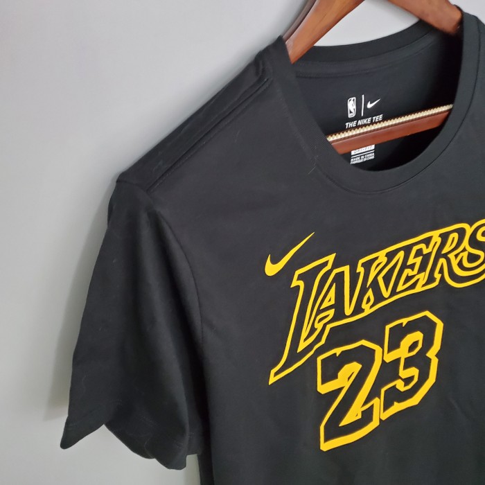 LeBron James Los Angeles Lakers Casual T-shirt Black