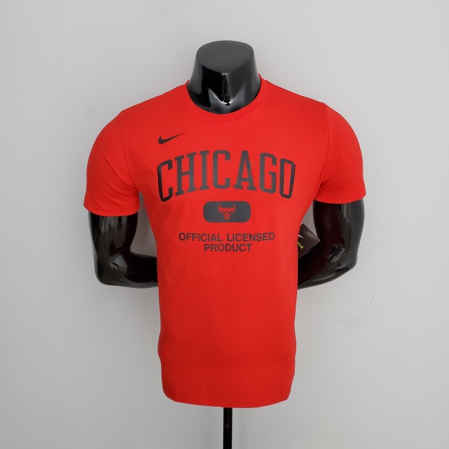 Chicago Bulls Casual T-shirt Red