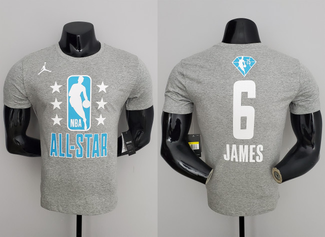 LeBron James 2021 Olympics USA Team Gray Casual T-shirt