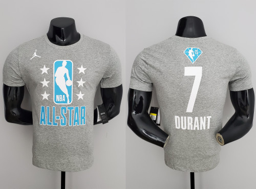 Kevin Durant 2021 Olympics USA Team Gray Casual T-shirt