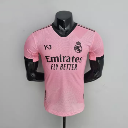 Real Madrid Y-3 Player Jersey 21/22 Pink