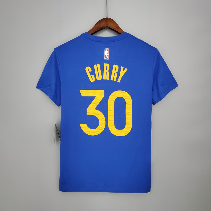 Stephen Curry Golden State Warriors Casual T-shirt Blue