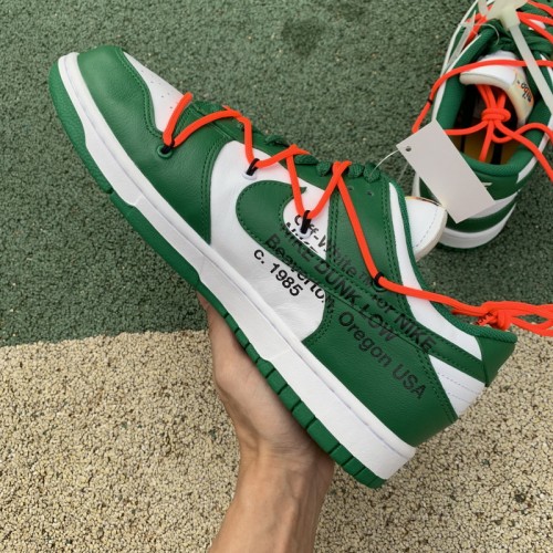OFF-WHITE x Nike Dunk Low Green