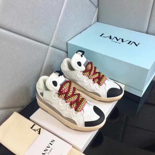 WOMEN Lanvin Leather Curb White Ivory