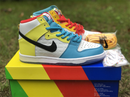 Fro skate x Nike SB Dunk High All Love No Hate