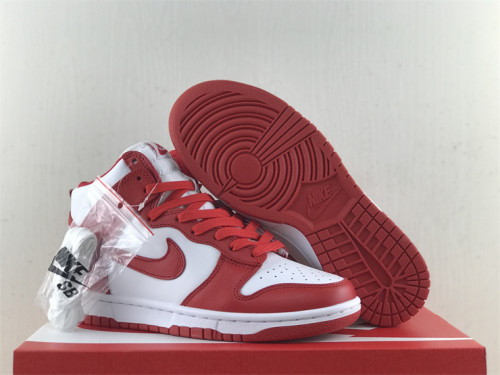 WOMEN Nike Dunk High “University Red”