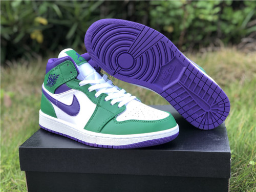 Air Jordan 1 Mid Hulk Basketball Shoes