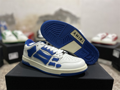 Amiri Skel Top Low Kids 'White Blue'