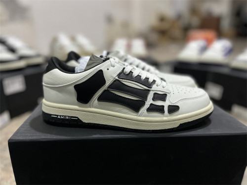 Amiri Skel Top Low 'White Black'