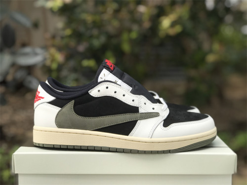 Authentic Travis Scott x Air Jordan 1 Low “Olive”Women Size