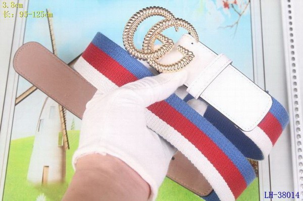 Super Perfect Quality G Belts(100% Genuine Leather,steel Buckle)-3910