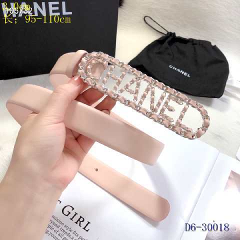 Super Perfect Quality CHNL Belts(100% Genuine Leather,steel Buckle)-194