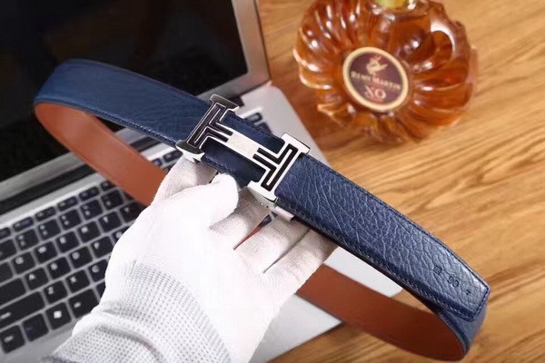 Super Perfect Quality Hermes Belts(100% Genuine Leather,Reversible Steel Buckle)-042