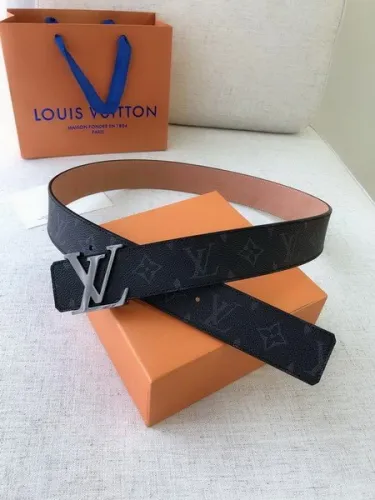 Super Perfect Quality LV Belts(100% Genuine Leather Steel Buckle)-2232