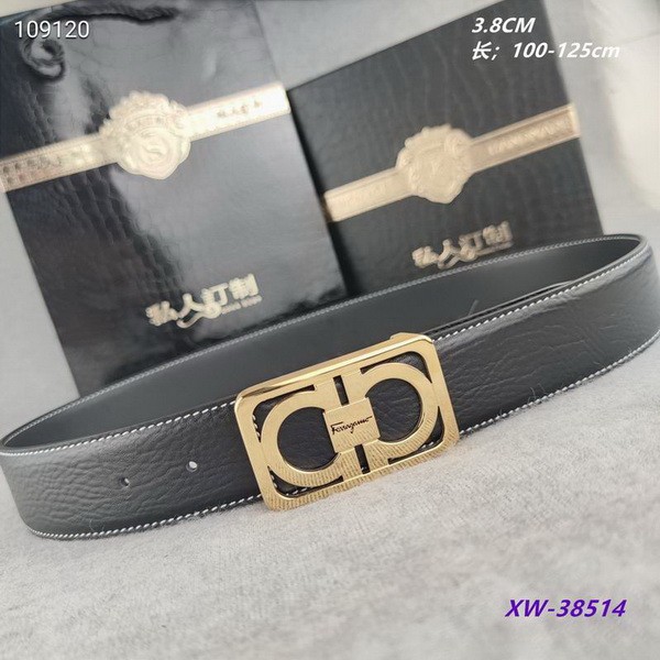 Super Perfect Quality Ferragamo Belts(100% Genuine Leather,steel Buckle)-1530