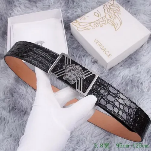 Super Perfect Quality Versace Belts(100% Genuine Leather,Steel Buckle)-1325