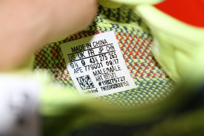 Authentic AD Yeezy 350 Boost V2 “Semi Frozen Yellow”