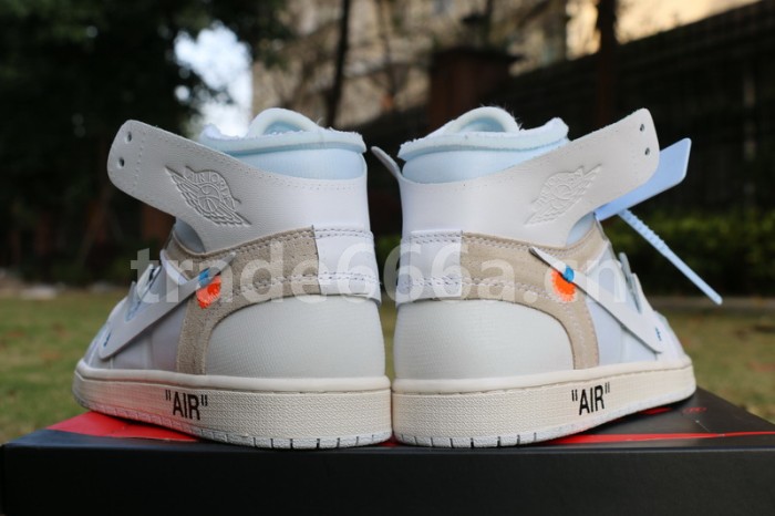 Authentic Off White x Air Jordan 1 White