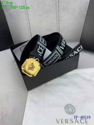 Super Perfect Quality Versace Belts(100% Genuine Leather,Steel Buckle)-1063