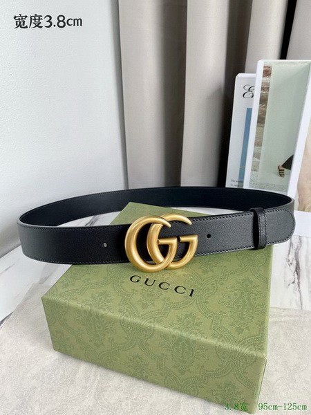 Super Perfect Quality G Belts(100% Genuine Leather,steel Buckle)-2862