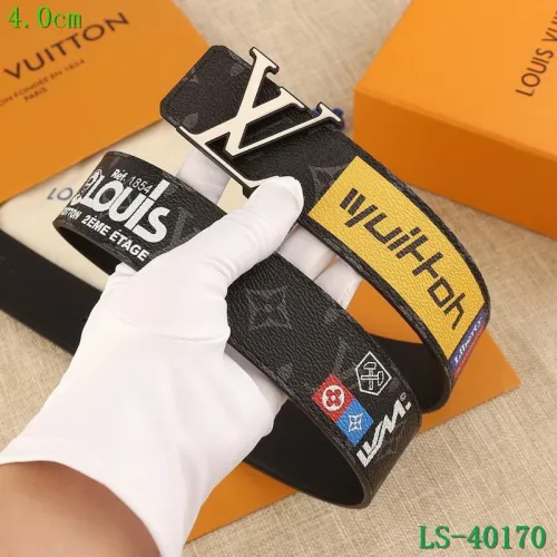 Super Perfect Quality LV Belts(100% Genuine Leather Steel Buckle)-1712