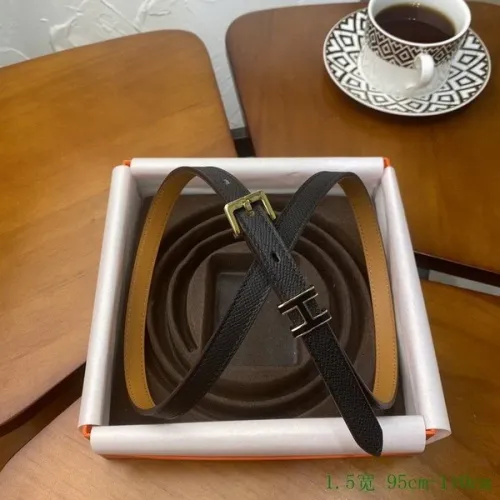 Super Perfect Quality Hermes Belts(100% Genuine Leather,Reversible Steel Buckle)-838