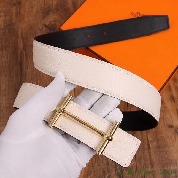 Super Perfect Quality Hermes Belts(100% Genuine Leather,Reversible Steel Buckle)-974