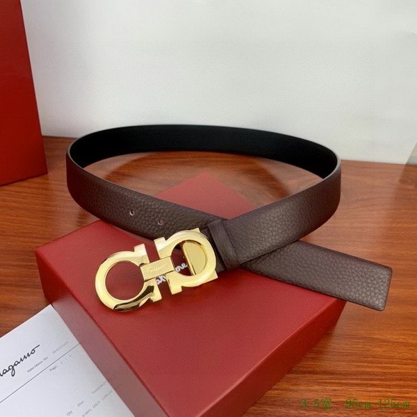 Super Perfect Quality Ferragamo Belts(100% Genuine Leather,steel Buckle)-1547