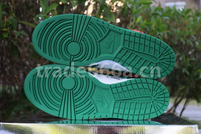 Authentic OFF-WHITE x Nike Dunk Low Green