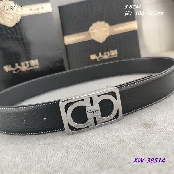 Super Perfect Quality Ferragamo Belts(100% Genuine Leather,steel Buckle)-1527