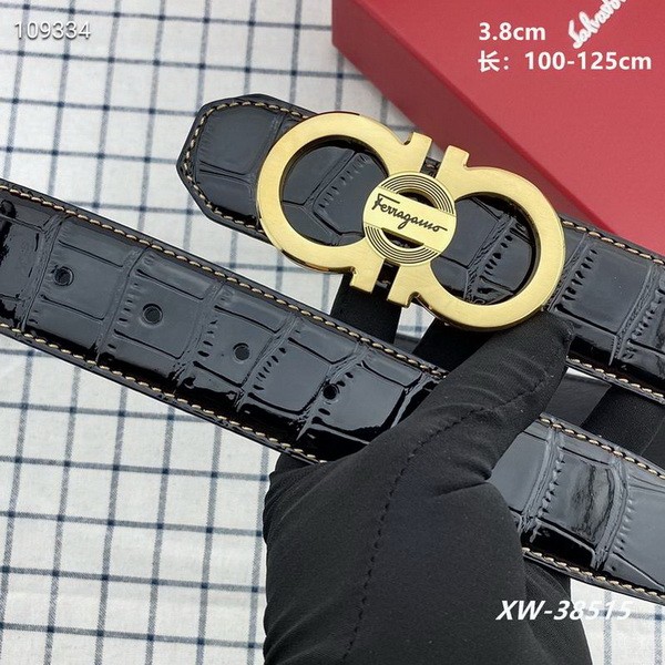 Super Perfect Quality Ferragamo Belts(100% Genuine Leather,steel Buckle)-1507