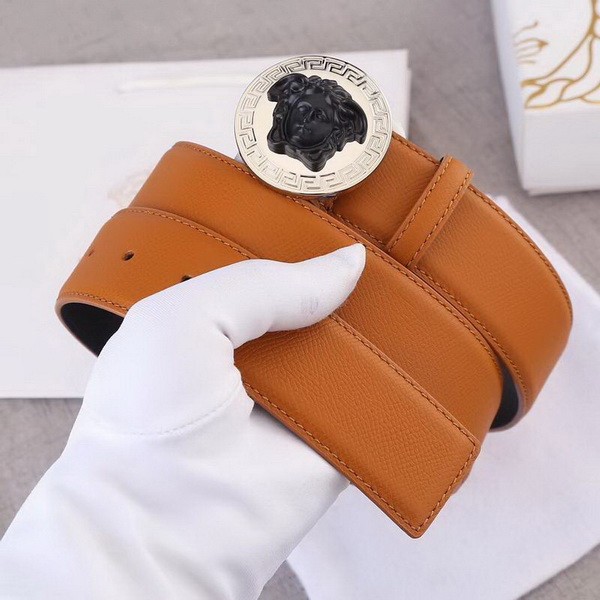 Super Perfect Quality Versace Belts(100% Genuine Leather,Steel Buckle)-492