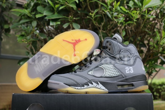 Authentic OFF-WHITE x Air Jordan 5