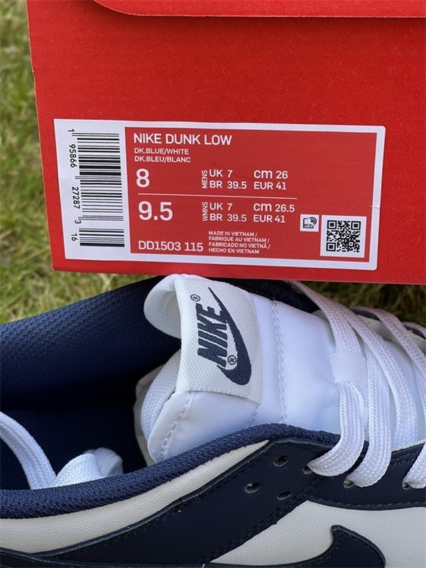 Authentic Nike Dunk low “Midnight Navy”